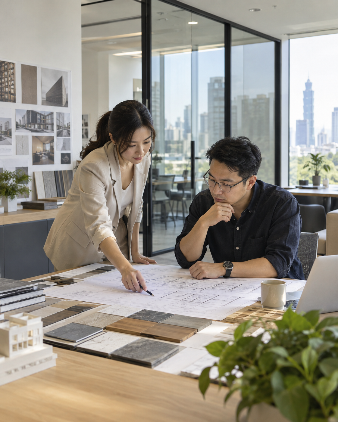 建築顧問討論空間計畫
